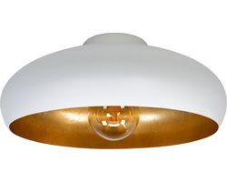 EGLO Mogano Plafondlamp - E27 - Ø 40 cm - Wit|Goud