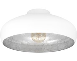 EGLO Mogano Plafondlamp - E27 - Ø 40 cm - Wit/Zilver