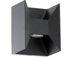 EGLO Morino Wandlamp Buiten - LED - 18 cm - Antraciet