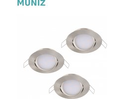 EGLO MUNIZ INB.SPOT 3V MAT NIKKEL