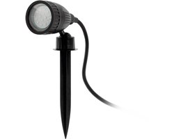 EGLO Nema 1 tuinspot Buiten - GU10 - 18,5 cm - Zwart