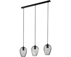 EGLO Newtown Hanglamp - E27 - 70 cm - Zwart