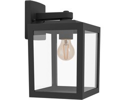 EGLO Olgiata-E Wandlamp Buiten - E27 - 25 cm - Zwart
