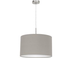 EGLO Pasteri - Hanglamp - 1 Lichts - Ø380mm. - Nikkel-Mat - Taupe