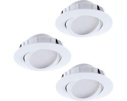 EGLO Pineda - Inbouwarmatuur - 3 Lichts - Wit