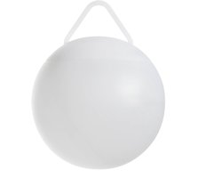 EGLO Poggiobello Grondpin/Tafellamp/Hanglamp Buiten - Oplaadbaar - LED - Ø 20 cm - Wit - RGB - Draadloos - Dimbaar
