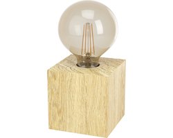 EGLO Prestwick 2 Tafellamp - E27 - 9,5 cm - Bruin