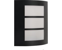 EGLO Rascino-E Wandlamp Buiten - E27 - 26 cm - Zwart/Wit
