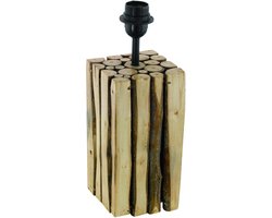 EGLO Ribadeo tafellamp - E27 - 32,5 cm (H) - Hout, Bruin