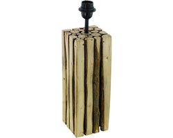 EGLO Ribadeo tafellamp - E27 - 47 cm (H) - Hout, Bruin