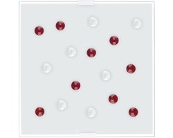 EGLO Santiago 1 - Wand/Plafondlamp - LED - Wit, Helder, Rood