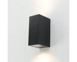 EGLO Scogliera-E Wandlamp Buiten en Binnen - GU10 - 14 cm - Zwart