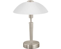 EGLO Solo 1 Tafellamp - E14 - 26 cm - Grijs/Wit - Dimbaar