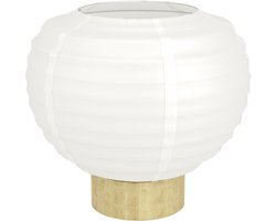 EGLO Summerhill Tafellamp - E27 - 20 cm - Wit/Bruin - Papier