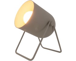 EGLO Tilston Tafellamp - E14 - 14.5 cm - Zandkleur/Beige/Crème - Kantelbaar