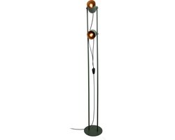 EGLO Tilston Vloerlamp - E14 - 142.5 cm - Groen - Kantelbaar