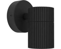 EGLO Tomelloso Wandlamp Buiten - GU10 - 12 cm - Zwart