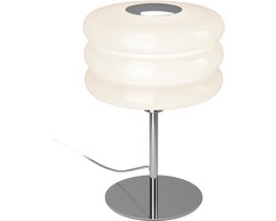 EGLO Tortora Tafellamp - E14 - 30 cm - Chroom/Wit