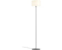 EGLO Tortora Vloerlamp - E27 - 160 cm - Chroom/Wit