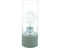 EGLO Torvisco 1 - Tafellamp - 1 Lichts - Ø100mm. - Grijs - Helder - Beton