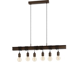 EGLO Townshend 4 Hanglamp - E27 - 100,5 cm - Antiek-Bruin