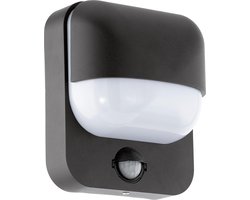 EGLO Trabada 1 Wandlamp Buiten - E27 - 19 cm - Zwart/Wit