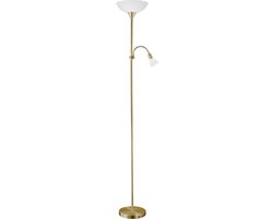 EGLO Up 2 Vloerlamp - E27/E14 - 176,5 cm - Grijs/Wit