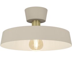 EGLO Valdiola Plafondlamp - E27 - Ø 36 cm - Zandkleur/Beige/Goud