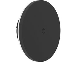 EGLO Valgiano Wandlamp - Oplaadbaar (tot 30 uur licht) - LED - Ø 15 cm - Zwart - Instelbaar wit licht - Draadloos - Dimbaar