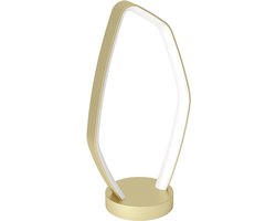 EGLO Vallerosa Tafellamp - LED - 42,5 cm - Goud/Wit