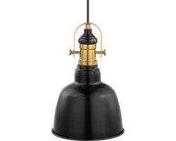 EGLO Vintage Gilwell - Hanglamp - 1 Lichts - Zwart, Brons