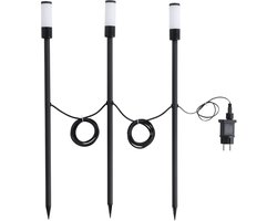 EGLO Zancaro 1 Grondpin Buiten - LED - 60 cm - Zwart/Wit - RGB
