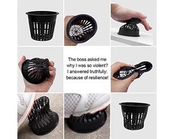 Egoods - Hydrocultuurplantenpotten en manden, set van 10 stuks, plantenbak voor hydrocultuur en aeroponiek.