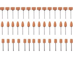 EGoods - Slijpschijfbits Roterende Schuurgereedschapsset Metaal Hout Glas Edelstenen 42 Stuks.