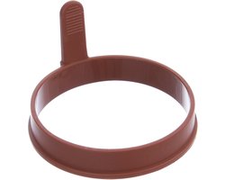 Ei Ring Silicone Oranje Wiel SILLINIE - Kookring - Eierring - Eivorm - Rond - Pancake - Omelette