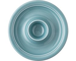 Eierdopje met Legplank IJsblauw Porselein Vaatwasmachinebestendig