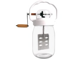 Eierklopper - Keukengereedschap - Beslag Maken - Handmatig Ontwerp - 1500 ml - Transparant