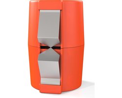 Eieropener en dunschiller voor gekookte en rauwe eieren - Keukengereedschap (oranje)