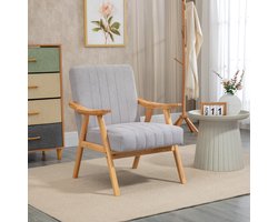 Eierstoel, gestoffeerde stoel met armleuningen, lounge stoel in fluwelen optiek, ontspannings fauteuil met Scandi -ontwerp, fauteuil, rubberen houten benen, lichtgrijs