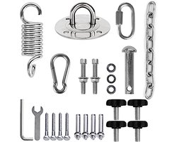 Eierstoel met Sterke Stand en Kussen - Opvouwbare Rieten Rotan Hangschommel voor Binnen en Buiten - 350 lbs Capaciteit