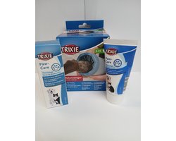 Eigen merk - Pootreiniger pakket - voor het reinigen van de poten van uw hond - 50 ml poten crème - 50 ml potenspray - pootcleaner -