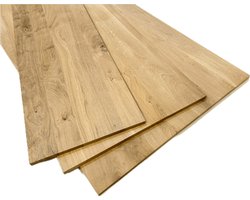 Eiken plank recht 40x240cm - 18mm - Eiken plank - Meubelpaneel - Kastplank - Legplank - Timmerpaneel