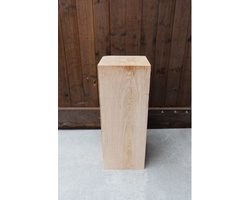 Eiken zuil 30 cm hoog (25x25)