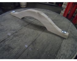 Eikenhouten Handvat "groot" voor regentondeksel of Ton / Handvat Regenton deksel hout / Houten handgreep