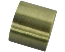 Eindkappen voor gordijnroedes - elegant design - set van 2 - antiek-messing - metaal