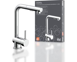 EISL COOL Keukenkraan - Mengkraan - Met Uittrekbare Sproeier - Chroom