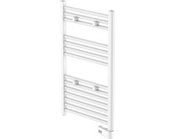 EISL Designradiator Handdoekradiator Elektrisch 80 x 50 cm met Timer, Wit