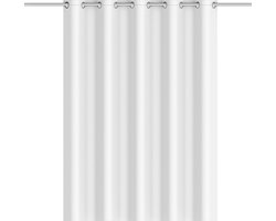 EISL Douchegordijn - (L x B) 200 x 180 cm - Wit