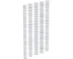 EISL Douchegordijn - WHITE WAVE - (L x B) 200 x 180 cm