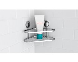 EISL Douchemand Chroom – Opbergrek Hoek – RVS – Zonder Boren